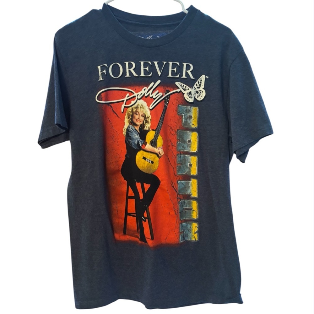 Dollcake Navy Blue Graphic T-Shirt